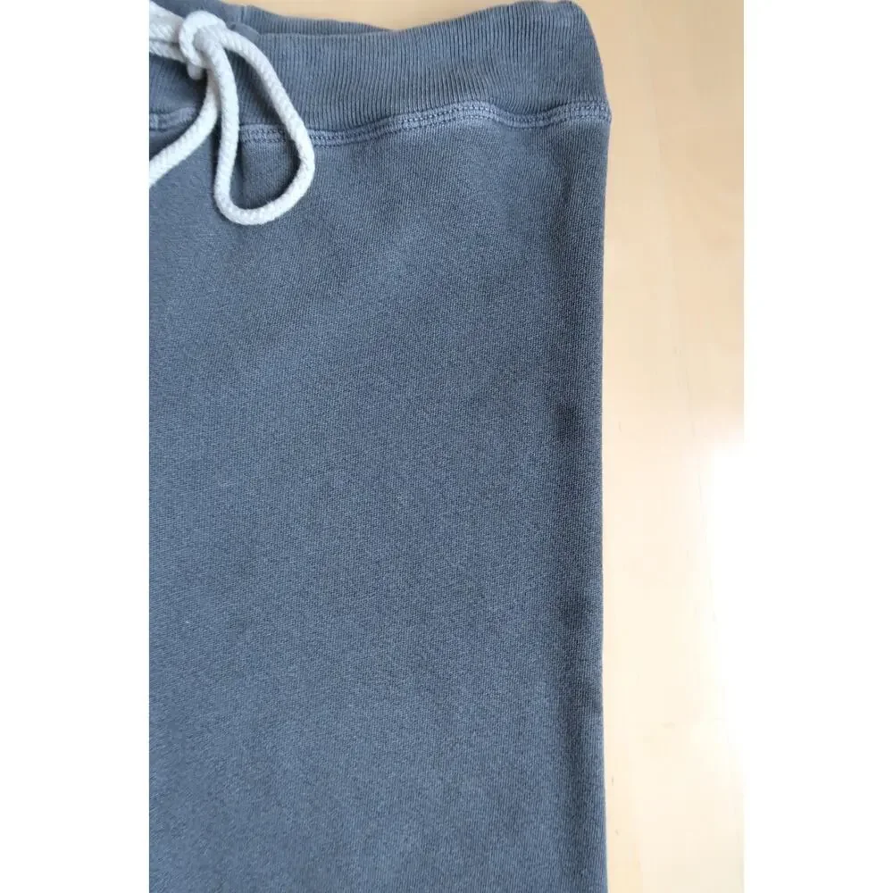 THE GREAT The Wide Leg Cropped Sweatpant Lounge Washed Black Shopbop 0 XS $195 - Picture 7 of 11